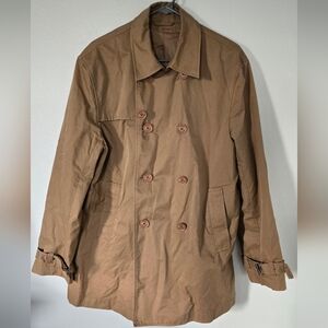 French Connection Brown Trench Coat Size Medium